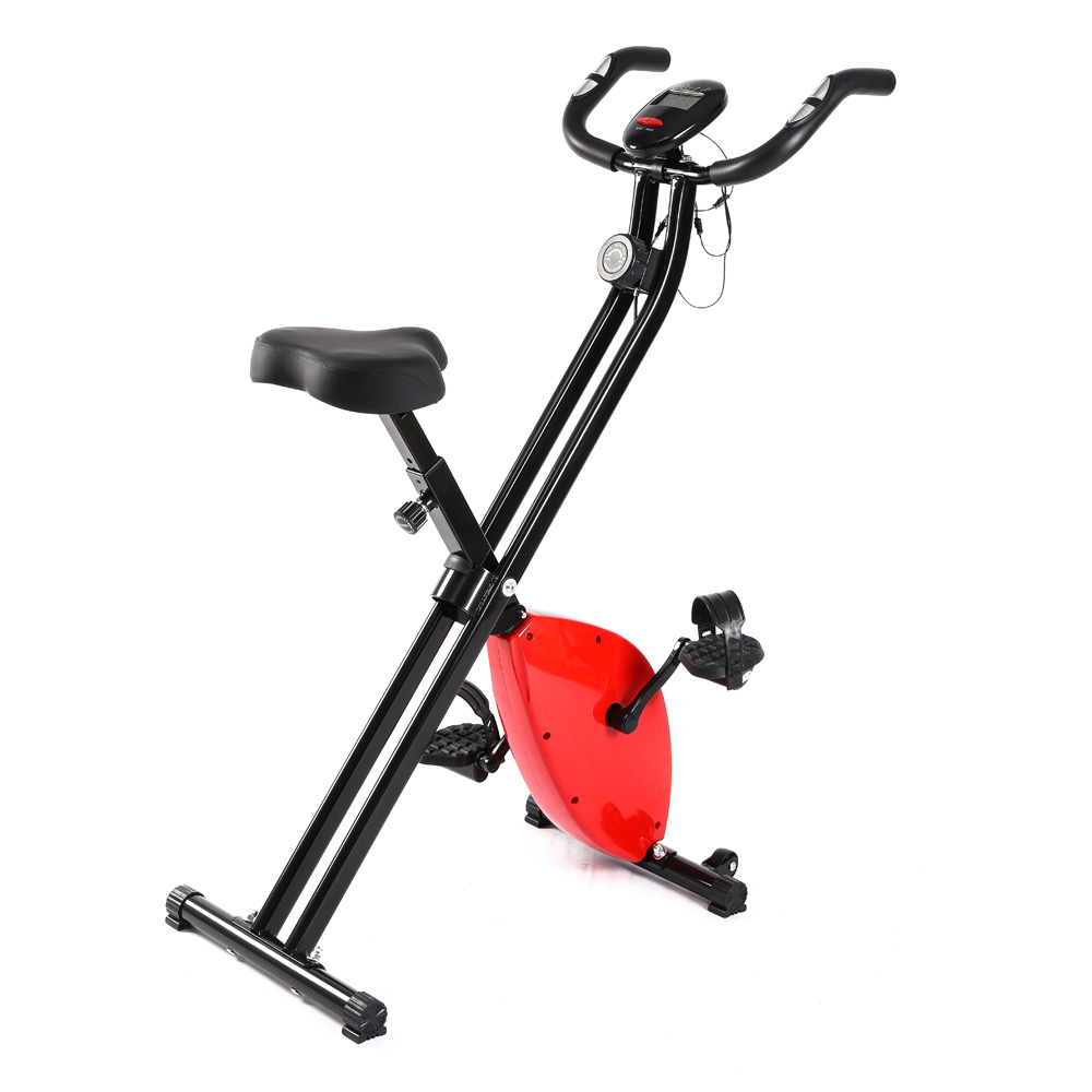 Indoor exercise bike pedals parts gym mini folding exercise fitness bike magnetic stationary bike desk