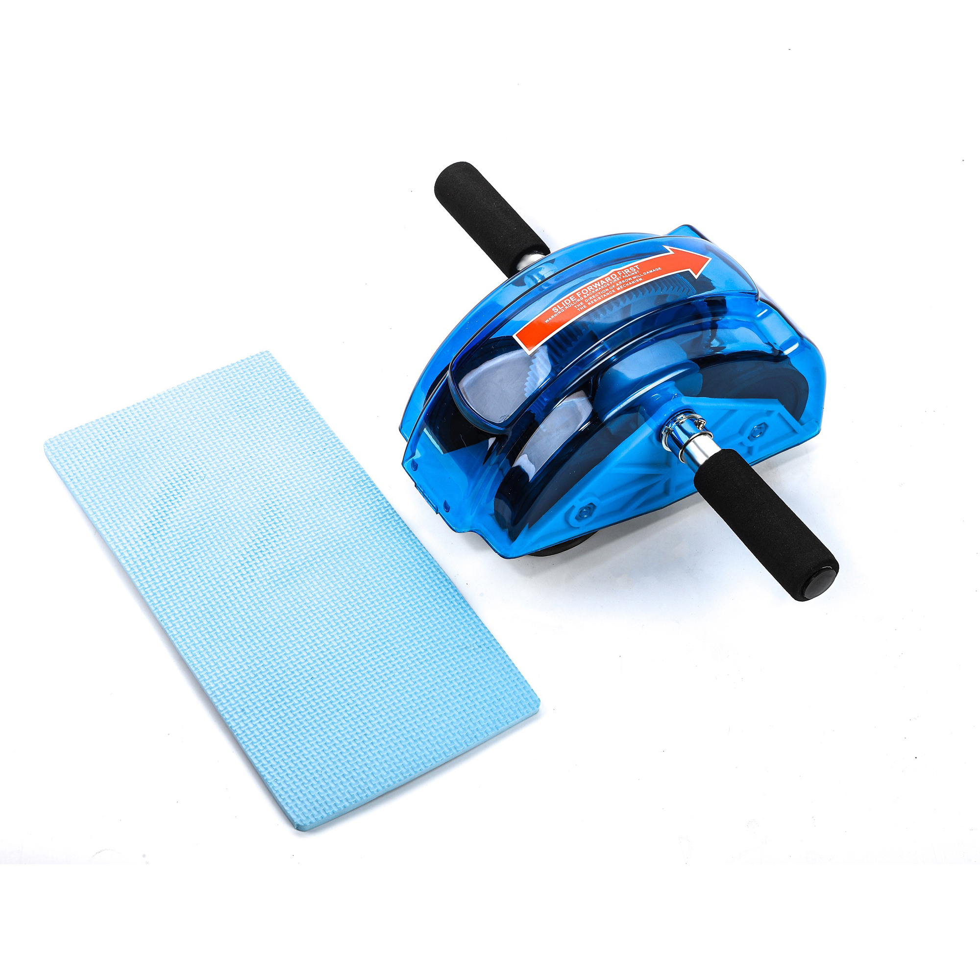 Exercise Training Muscle Kneeling Pad Custom Abdominal Wheel Ab Rollers Ordinary Orange Accessories OEM Steel Stainless Logo TPR