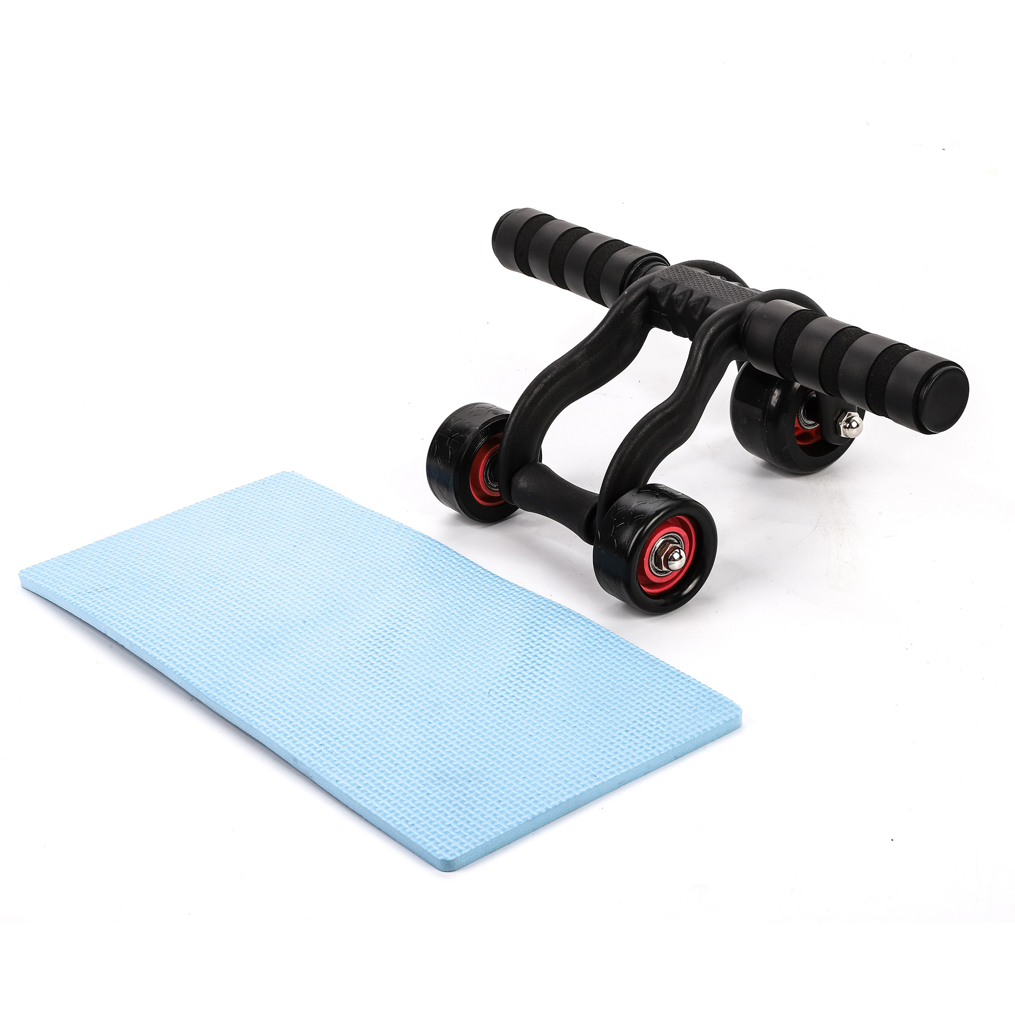 Exercise Training Muscle Kneeling Pad Custom Abdominal Wheel Ab wheels Ordinary Orange Accessories OEM Steel Stainless Logo TPR